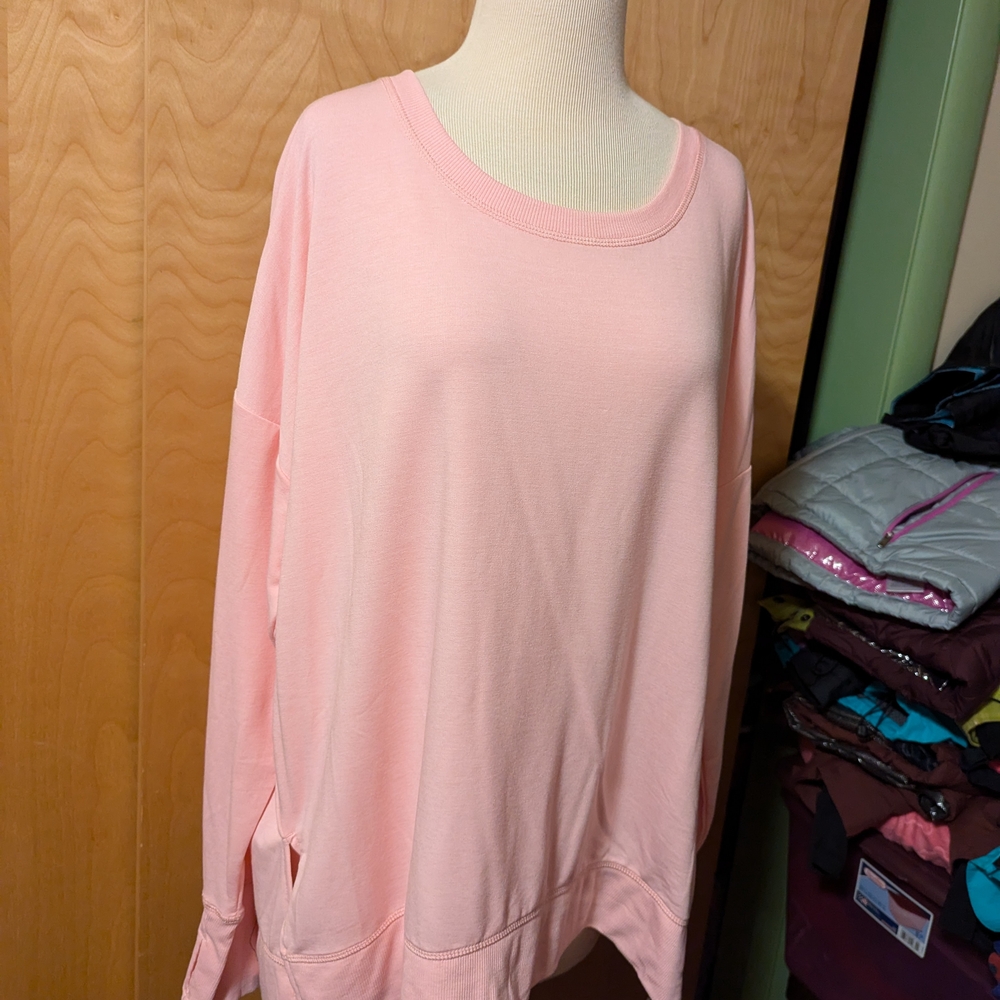 Pink Long Sleeve Top